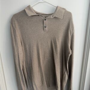 Banana Republic Taupe Cashmere Blend Sweater